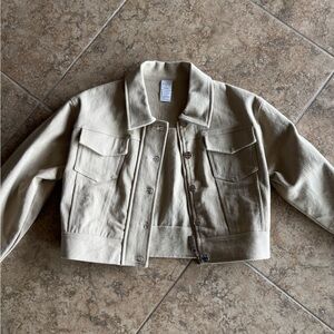 Women's Beige Jean Jacket
